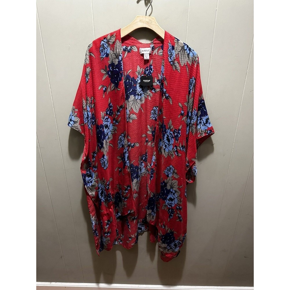 Women’s Near Sheer Summer Bikini Cover Outside Long Robe Sexy Sz OS Avenue BNWT